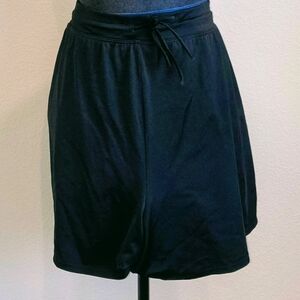 Cacique Black Women's Plus Size Swim Shorts